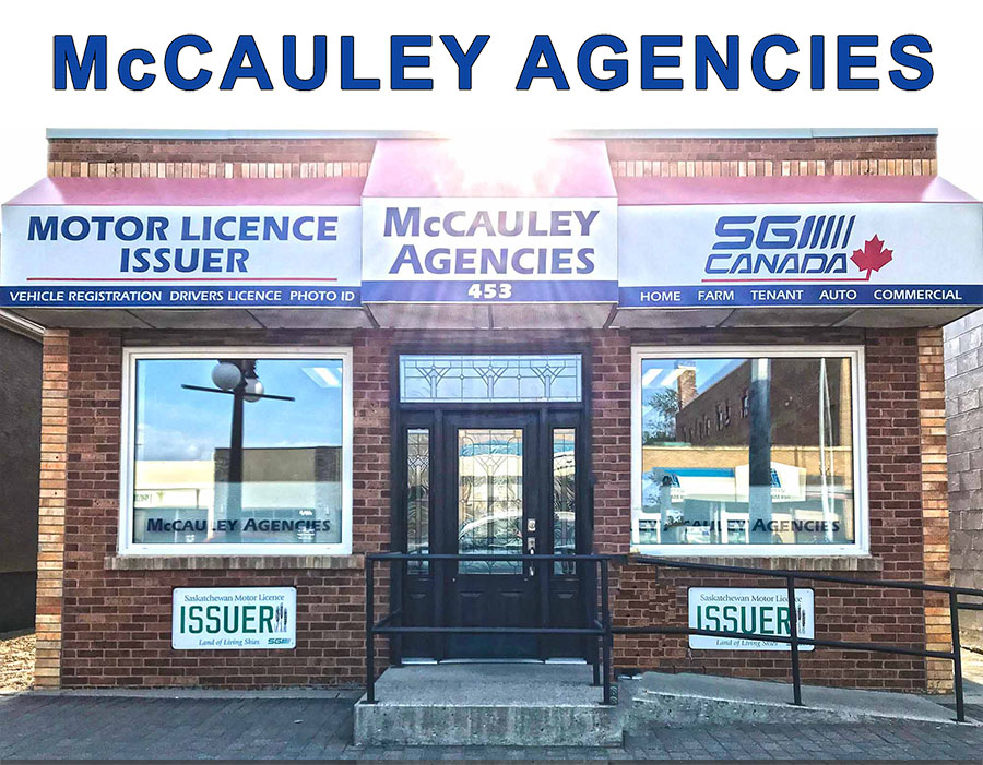 McCauley Agencies - Moose Jaw SK - Auto Licence Plate Renewal Online